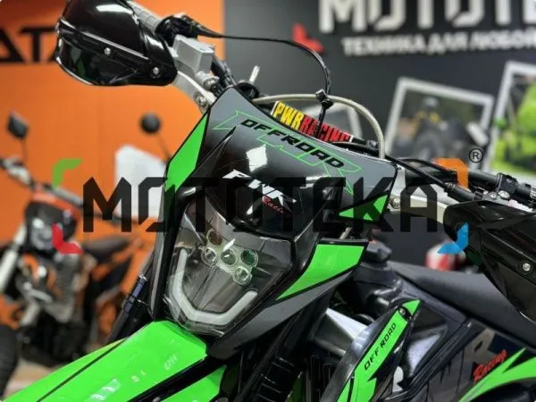Мотоцикл кроссовый / эндуро PWR (ПВР) FM300 (174MN - 3) зеленый | Мототека