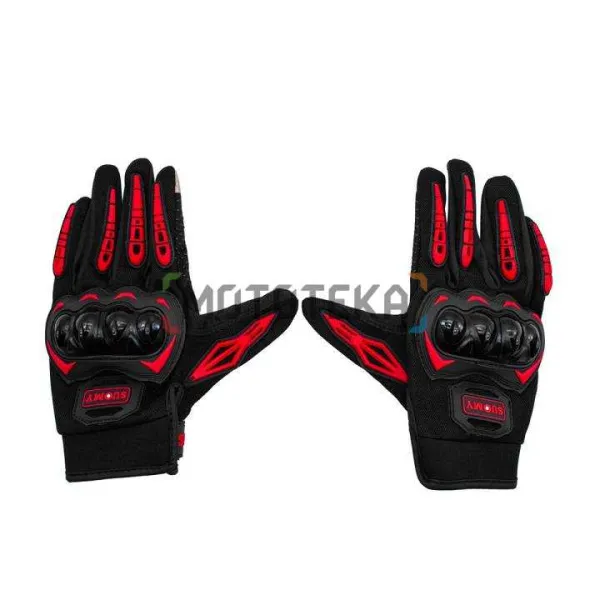 Мотоперчатки Suomy (Суоми) SU33 Красный XXL | Мототека