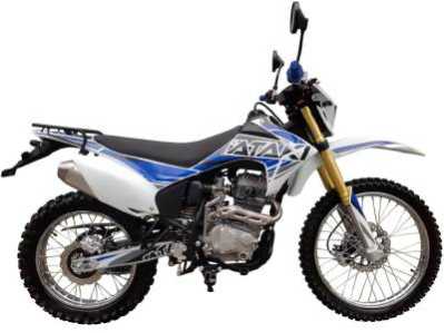 Мотоцикл кроссовый / эндуро ATAKI (Атаки) S003 LITE 250 (4T CB250 - G) 21/18 синий (2024 г.) с ПТС