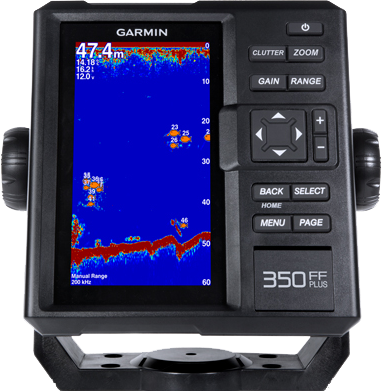 Эхолот Garmin (Гармин) FISHFINDER 350 PLUS с трансдьюсером GT20 - TM