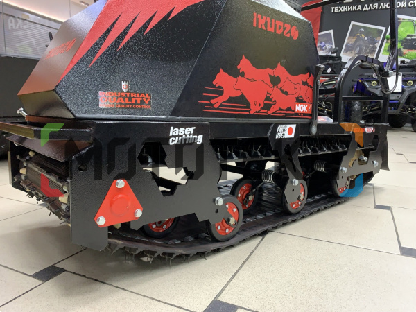 Мотобуксировщик IKUDZO (Икудзо) 2020 1450/500 EKR20/ESR20 (с реверсом) красный/черный | Мототека